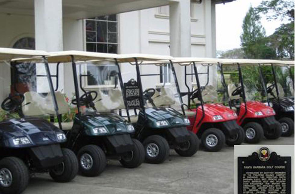 菲律宾Iloilo-Golf-Club电动高尔夫球车