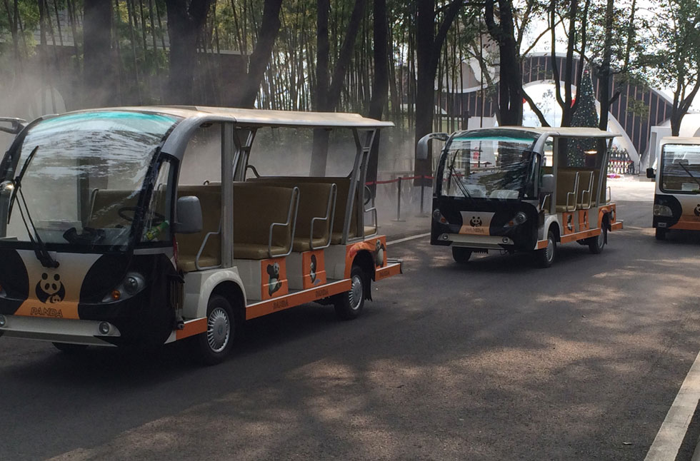 成都大熊猫基地电动观光车