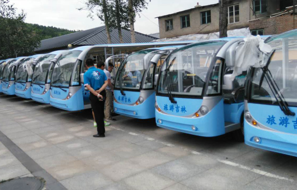 吉林月潭公园电动观光车