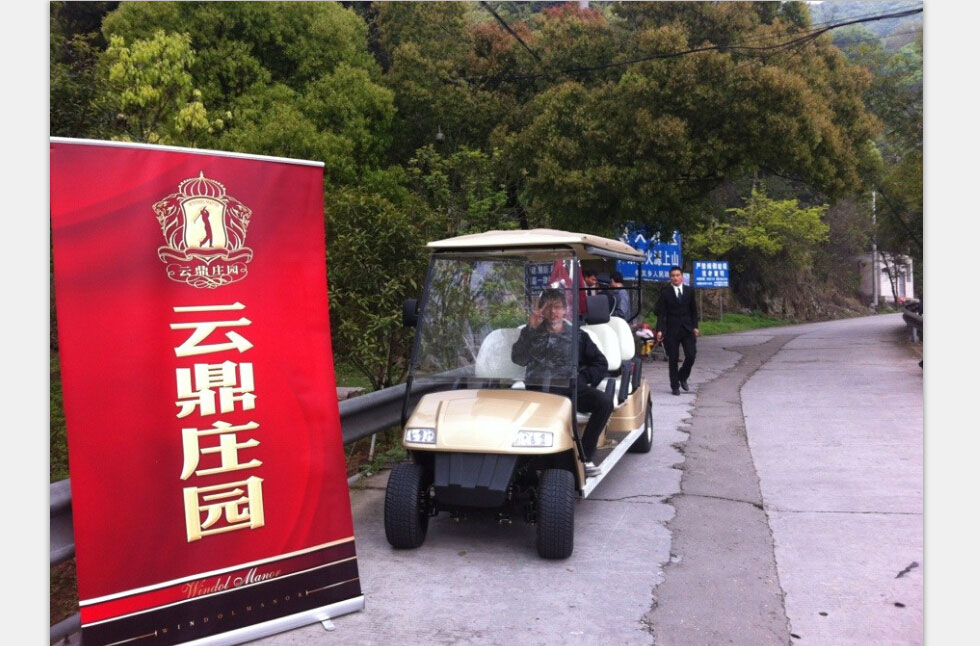 云顶庄园电动高尔夫球车
